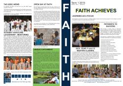 Faith Achieves Term 1/2015