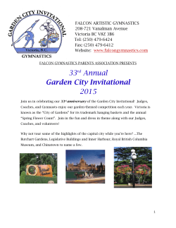 33rd Annual Garden City Invitational 2015