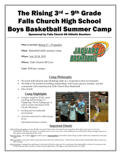 FCHS Boys Basketball Camp Application