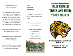 Youth Track and Field Nights Registration