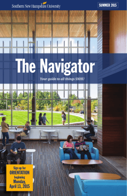 The Navigator - Southern New Hampshire University