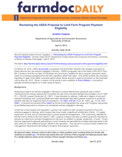 Print PDF - Farmdoc Daily - University of Illinois at Urbana