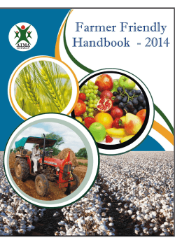 Farmer Friendly Handbook of Gujrat 2014(State