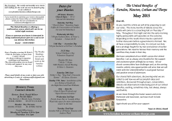 May 2015 - The United Benefice of Farndon with Thorpe, Hawton