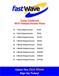 Camp Coldbrook Wi-Fi Hotspot Access Plans Catch The fast Wave