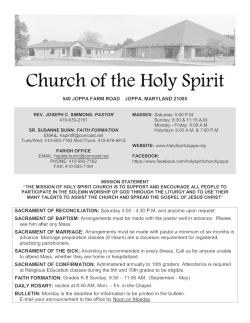 Church of the Holy Spirit Church of the Holy Spirit
