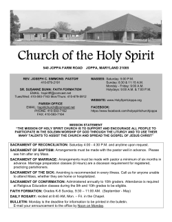 Church of the Holy Spirit Church of the Holy Spirit