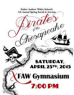 2015 FAW Spring Gala program