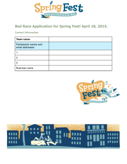 the Bed Race Application