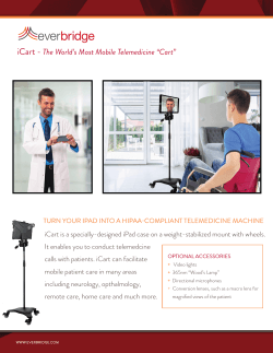 iCart - The World`s Most Mobile Telemedicine âCartâ