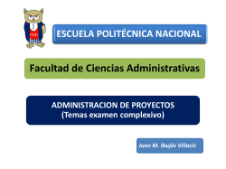 3.- GestiÃ³n de proyectos - FCA - Escuela PolitÃ©cnica Nacional