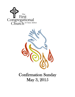 May 3 - First Congregational Church of Ann Arbor