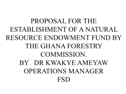Publication - The Forestry Commission of Ghana