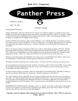 Panther Press - Fairfax County Public Schools