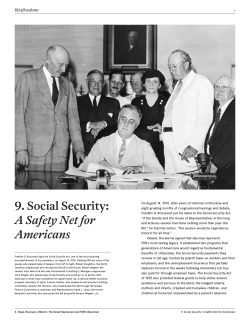 9. Social Security: A Safety Net for Americans