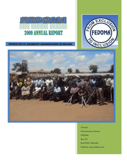 FEDOMA 2009 Annual Report