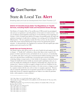 State & Local Tax Alert