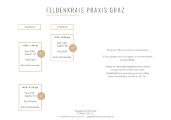 the current course schedule in  format