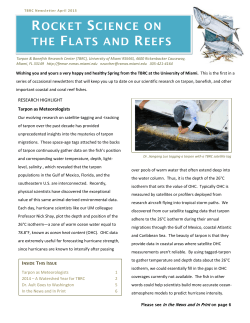 newsletter - pdf - Tarpon & Bonefish Research Center