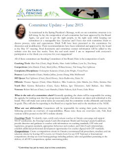 Committee Update â June 2015