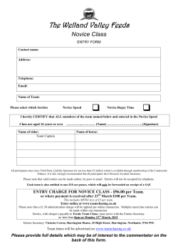 entry form - Fernie Hunt Supporters
