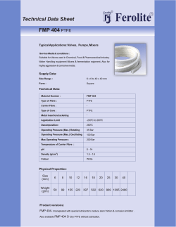 FMP 404 PTFE Technical Data Sheet