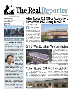 After Route 128 Office Acquisition, Ferris Wins DTZ Listing for $24M