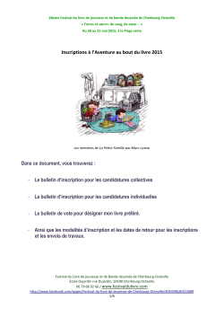 format PDF - Festival du livre de jeunesse de Cherbourg