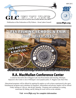 GLC FLYLINE - Federation of Fly Fishers Great Lakes Council