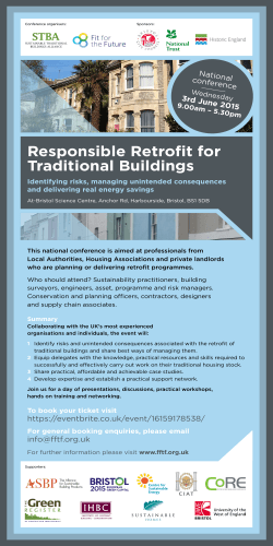 Responsible Retrofit for Traditional Buildings