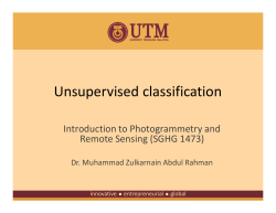 L12 â Unsupervised classification