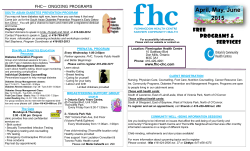 FHC Spring 2015 Brochue
