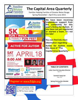 Spring - Families Helping Families