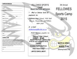 FELLOWES Sports Camp 2015