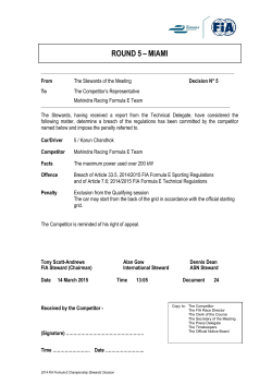 Doc 24 - Stewards Decision No 5 5 - FIA Formula E