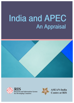 An Appraisal - Federation of Indian Chambers of Commerce and