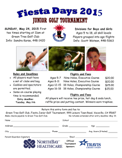 2015 Jr. Golf Tournament Registration