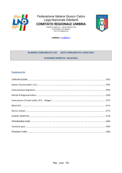 play off promozione - FIGC Comitato Regionale Umbria