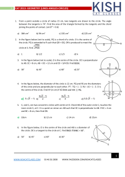 CAT 2013: GEOMETRY (LINES-ANGLES