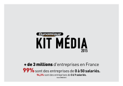 + de 3 millions d`entreprises en France - Dynamique