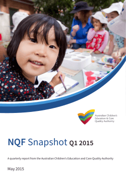 NQF Snapshot Q1 2015