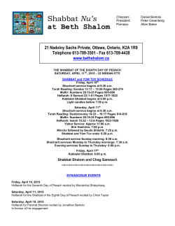 SN-2015-04-11  - Congregation Beth Shalom