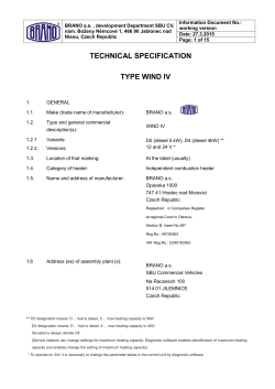 TECHNICAL SPECIFICATION TYPE WIND IV