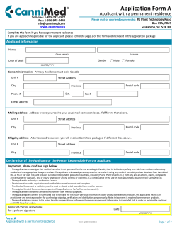 Application Form A