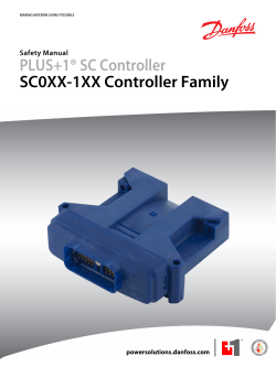 PLUS+1Â® SC0XX-1XX Controller Family Safety Manual