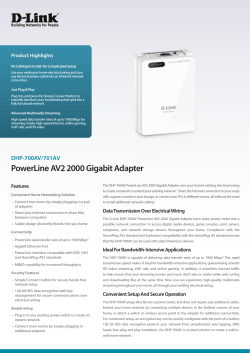 PowerLine AV2 2000 Gigabit Adapter