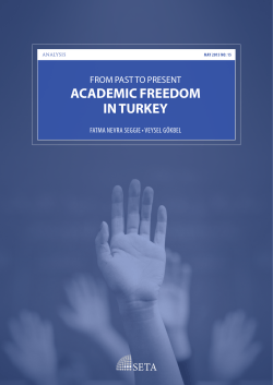 From Past to Present Academic Freedom in Turkey