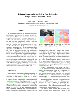 Efficient Sparse-to-Dense Optical Flow Estimation using a Learned