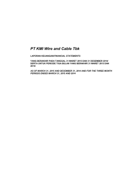 PT KMI Wire and Cable Tbk