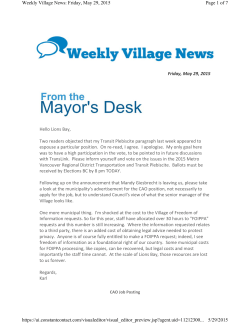 Friday, May 29, 2015 Hello Lions Bay, Two readers objected that my